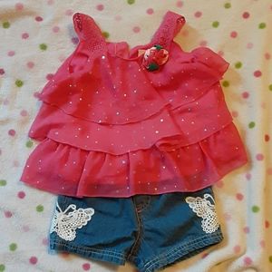 Toddler shorts and tank